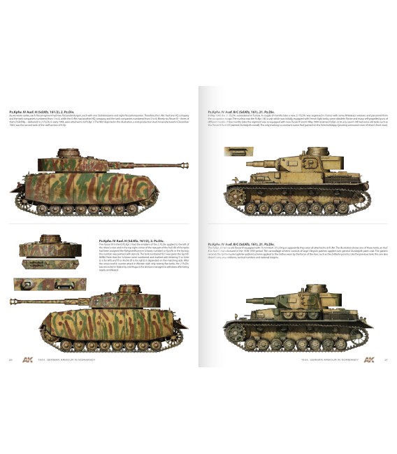 AK916 1944 German Armour in Normandy - English