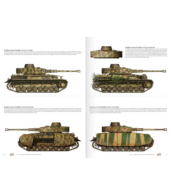 AK916 1944 German Armour in Normandy - English