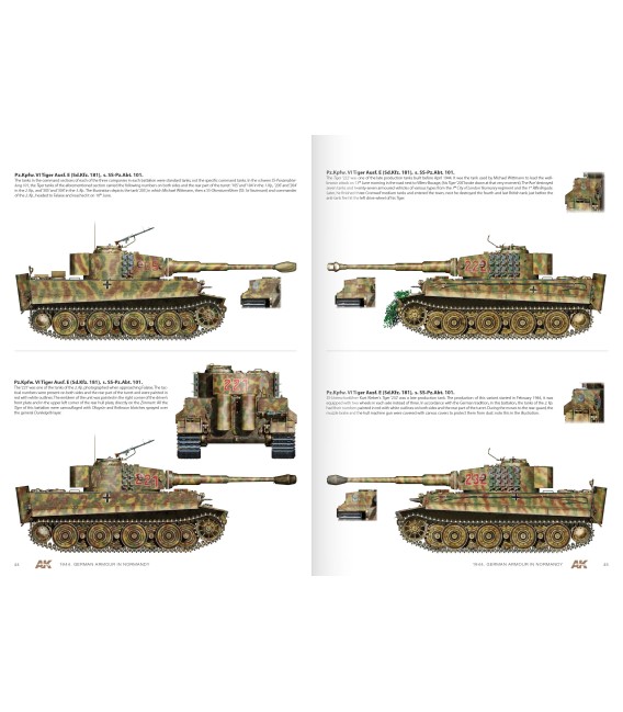 AK916 1944 German Armour in Normandy - English