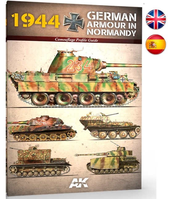 AK916 1944 German Armour in Normandy - English