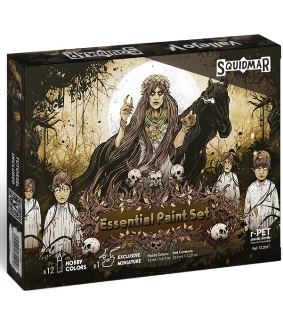 72201 Essential Paint Set Squidmar Vallejo Game Color NEW 12 u. (18 ml.)