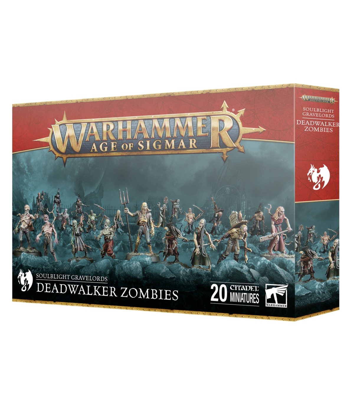 IN-CROWD Zombies ・Old Guard 5体セット　AMOS Warhammer AoS Deadwalker Zombies - sklep militarialodz.pl