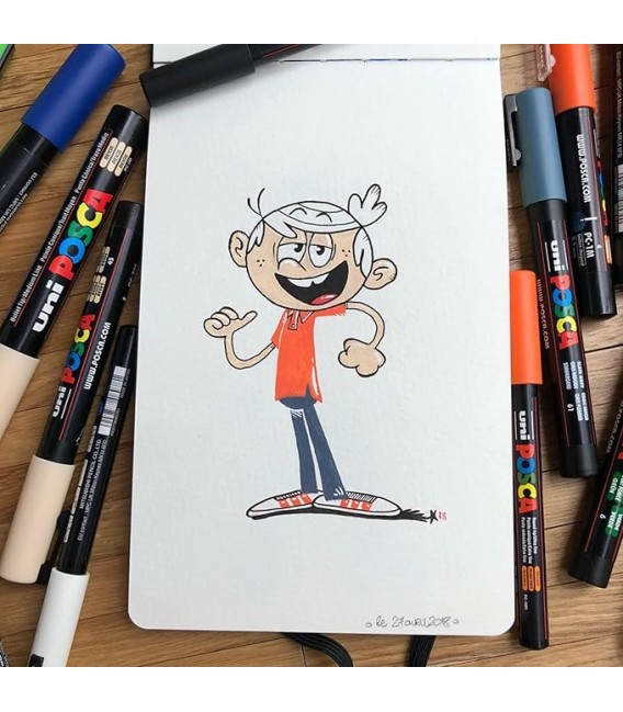 Estoig Retoladors Uni Posca 24u.