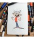 Estoig Retoladors Uni Posca 24u.