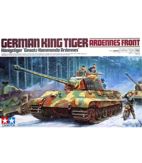 35252 German King Tiger Ardennes Front Königstiger "Einsatz-Kommando Ardennes" Tamiya 1/35 Scale