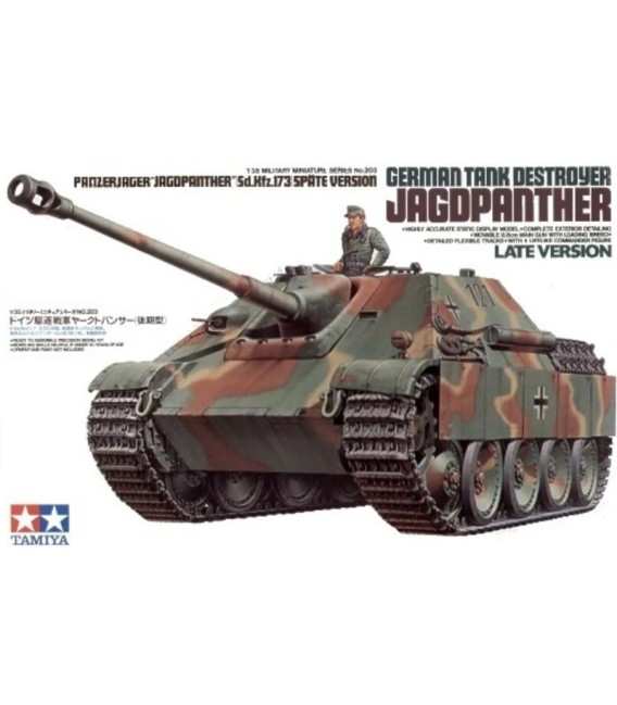 35203 German Tank Destroyer Jagdpanther Late Version Tamiya Escala 1/35