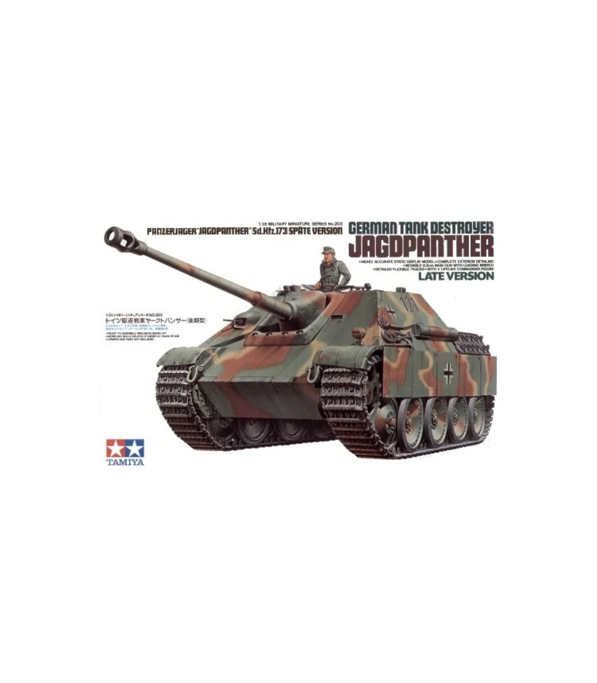 35203 German Tank Destroyer Jagdpanther Late Version Tamiya
