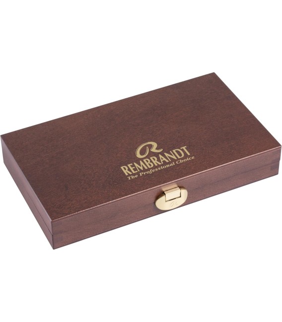 Caja acuarela madera Rembrandt Tradicional 22 pastillas