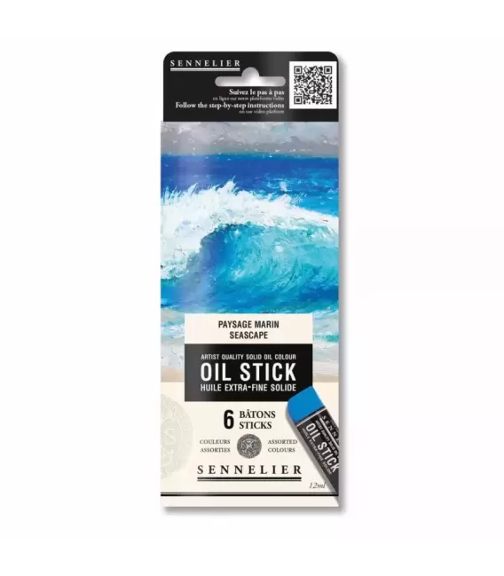 Sennelier Set Paysage Marin Oil Stick 6 x 12 ml