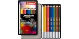 a) Boite metal 12 crayons Pastel STABILO CarbOthello