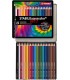 b) Caixa metall 24 llapis aquarel.lables STABILO Aquacolor