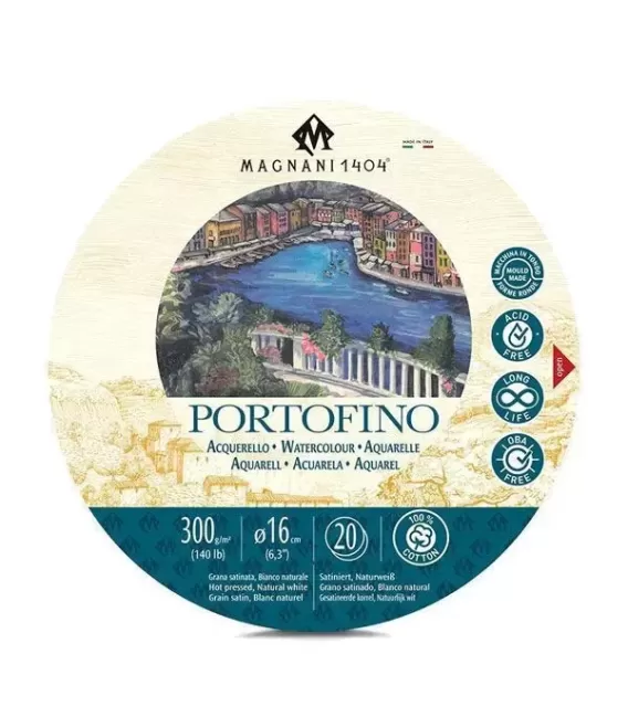 Bloc Acuarela Magnani 1404 Portofino 20h 300g Gr. Satin Ø 16