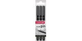 Set de 3 retoladors calibrats UNI PIN 02-04-08