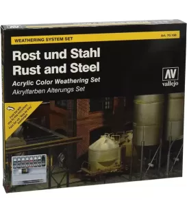 Set Vallejo Rust & Steel (Model Color)