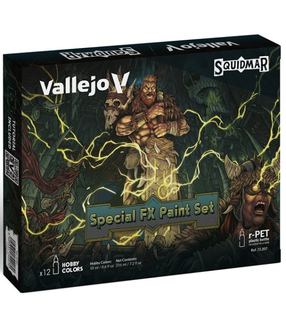 72207 Special FX Paint Set Squidmar Vallejo Game Color NEW 12 u. (18 ml.)