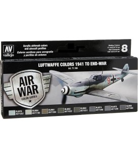 Set Vallejo Model Air 8 u. (17 ml.) Luftwaffe 1941 until end-war