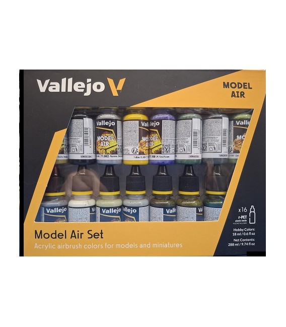 Set Vallejo Model Air WWII British RAF & FAA 16 u. (18 ml.)