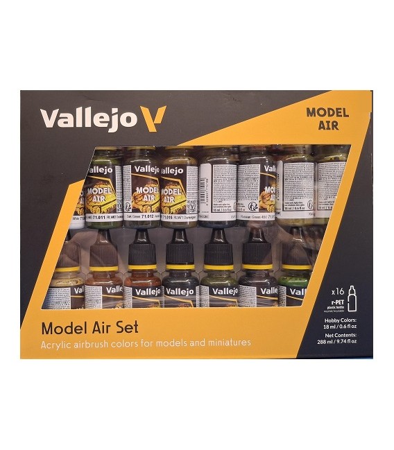 Set Vallejo Model Air German/Allied WWII 16 u. (18 ml.)