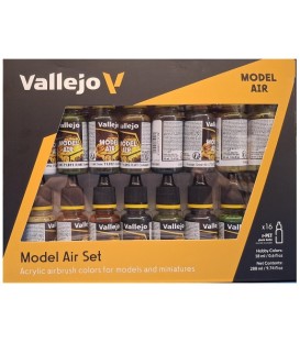 Set Vallejo Model Air German/Allied WWII 16 u. (18 ml.)