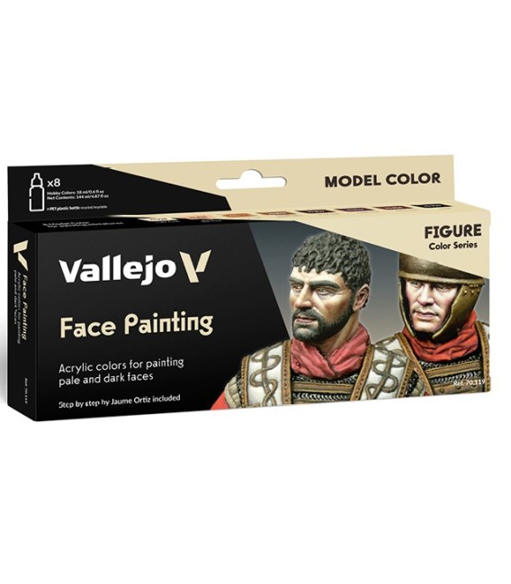 Set Vallejo Face Painting Model Color 8 x 18 ml.