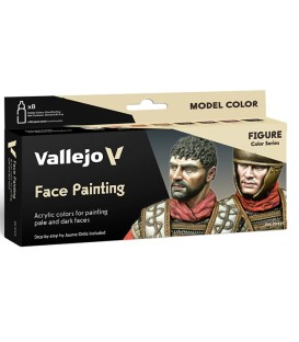 Set Vallejo Face Painting Model Color 8 x 18 ml.