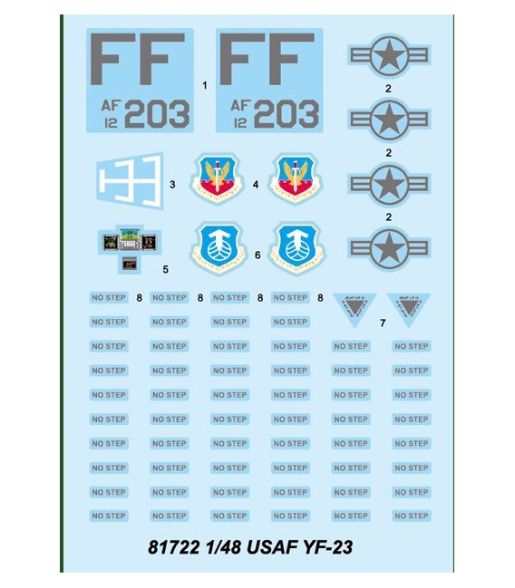 USAF YF-23 - 81722 Hobby Boss - Echelle 1/48