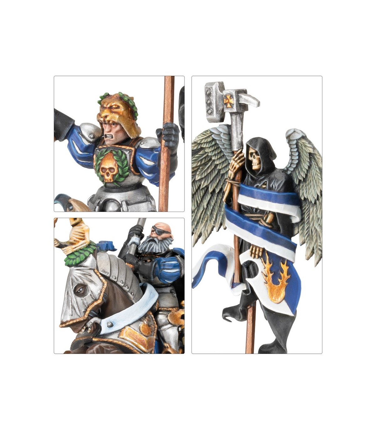 Warhammer - Capitaine De L'Empire Freeguild (marteau Et Pistolet) - Métal OOP, Démonté