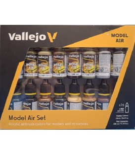 Weathering Set Vallejo Model Air 16 u. (18 ml.)