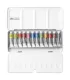 Caixa aguarela metalica Winsor and Newton Professional  24 1/2 godets