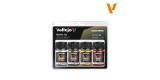 70199 Set Vallejo Liquid Metal 4 u. (35ml.)