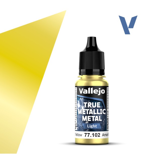 77102 Radiant Yellow True Metallic Metal 18ml.