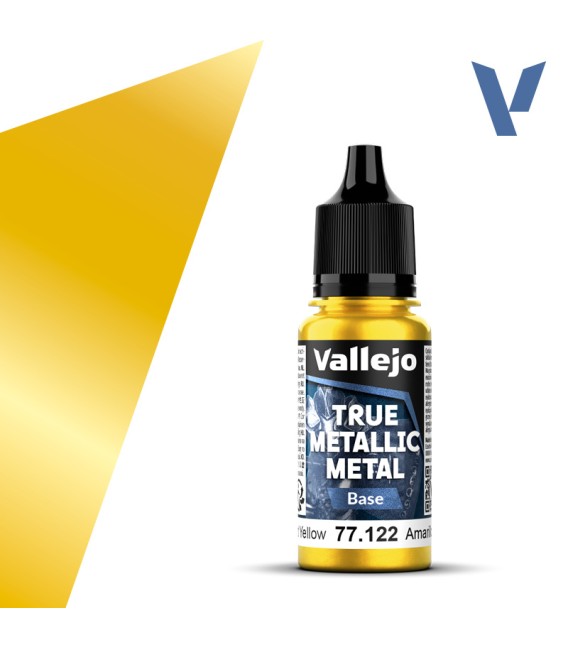 77122 Radiant Yellow True Metallic Metal 18ml.