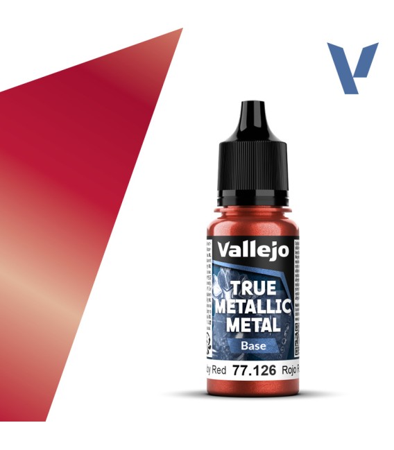 77126 Rojo Rubí True Metallic Metal 18ml.