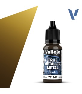 77142 Amarillo Radiante True Metallic Metal 18ml.