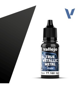 77160 Obsidian Black True Metallic Metal 18ml.