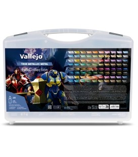 True Metallic Metal Full Collection Case Vallejo 80 x 18 ml.