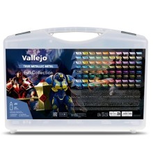 True Metallic Metal Full Collection Case Vallejo 80 x 18 ml.