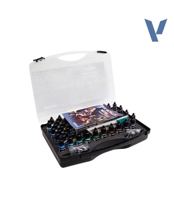 True Metallic Metal Full Collection Case Vallejo 80 x 18 ml.