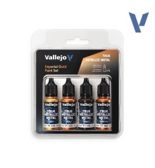 77252 Set Vallejo Imperial Gold True Metallic Metal 4 u. (18 ml.)