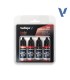77254 Set Vallejo Rojo Rubí True Metallic Metal 4 u. (18 ml.)