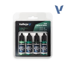 77257 Set Vallejo Dusken Green True Metallic Metal 4 u. (18 ml.)