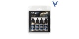 77258 Set Vallejo Aged Metal True Metallic Metal 4 u. (18 ml.)