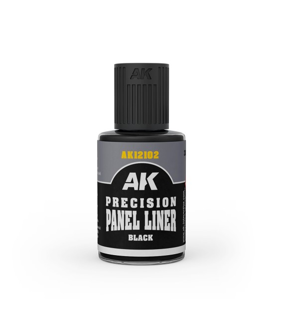 AK12102 Precision Panel Liner Black 30 ml.