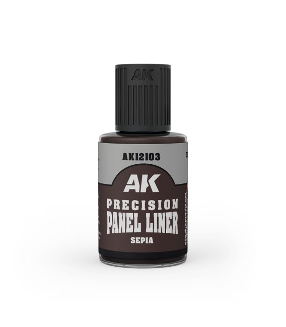 AK12103 Precision Panel Liner Sepia 30 ml.