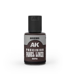 AK12103 Precision Panel Liner Sepia 30 ml.