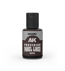 AK12103 Precision Panel Liner Sepia 30 ml.