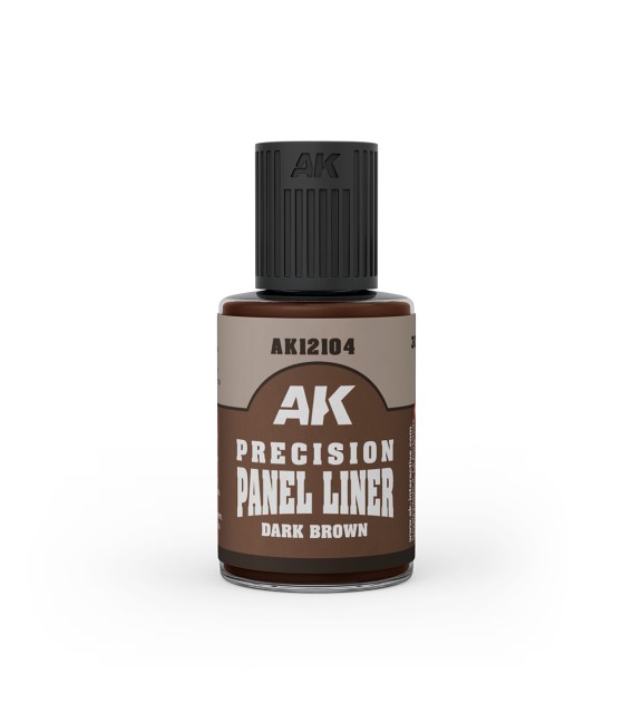 AK12104 Precision Panel Liner Dark Brown 30 ml.
