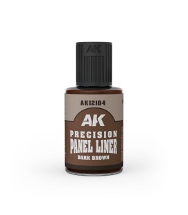 AK12104 Precision Panel Liner Dark Brown 30 ml.