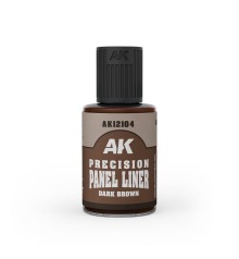 AK12104 Precision Panel Liner Dark Brown 30 ml.
