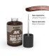 AK12104 Precision Panel Liner Dark Brown 30 ml.